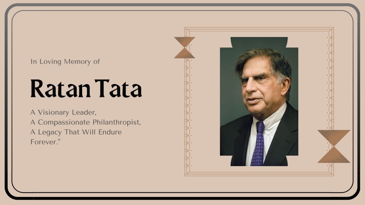 India Rathan Ratan Tata Passes Away at 86: A Nation Mourns the Loss of India's ...