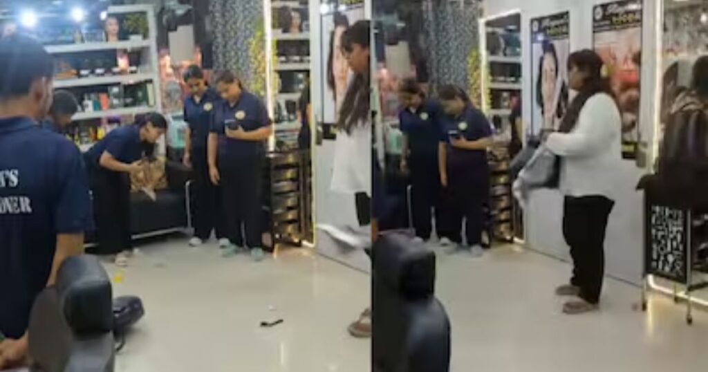 Woman’s Dramatic Outburst After Alleged Shoplift Caught on Camera