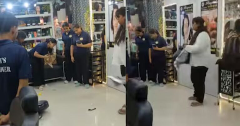 Woman’s Dramatic Outburst After Alleged Shoplift Caught on Camera