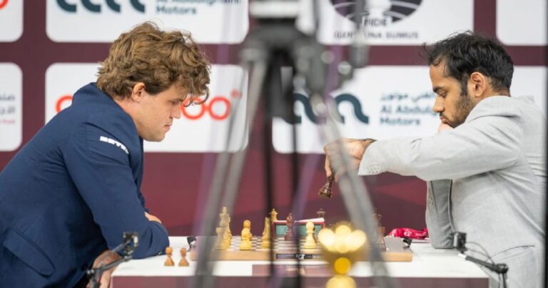 Carlsens-Table-Slam-Sparks-Online-Storm-as-Arjun-Erigaisis-Calm-Wins-Hearts-at-World-Blitz-Championship
