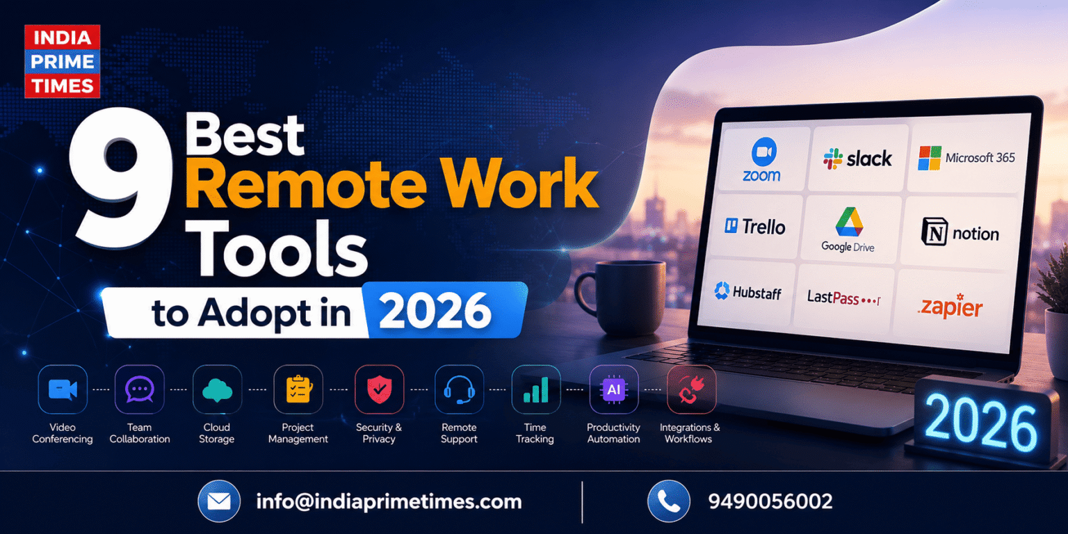 9 Best Remote Work Tools to Adopt in 2026 - India Prime Times