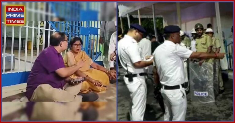 Midnight Drama in Kolkata Security Tightened at EVM Strongrooms After TMC Stages Sit-In Over Tampering Allegations, Election Commission Dismisses Claims